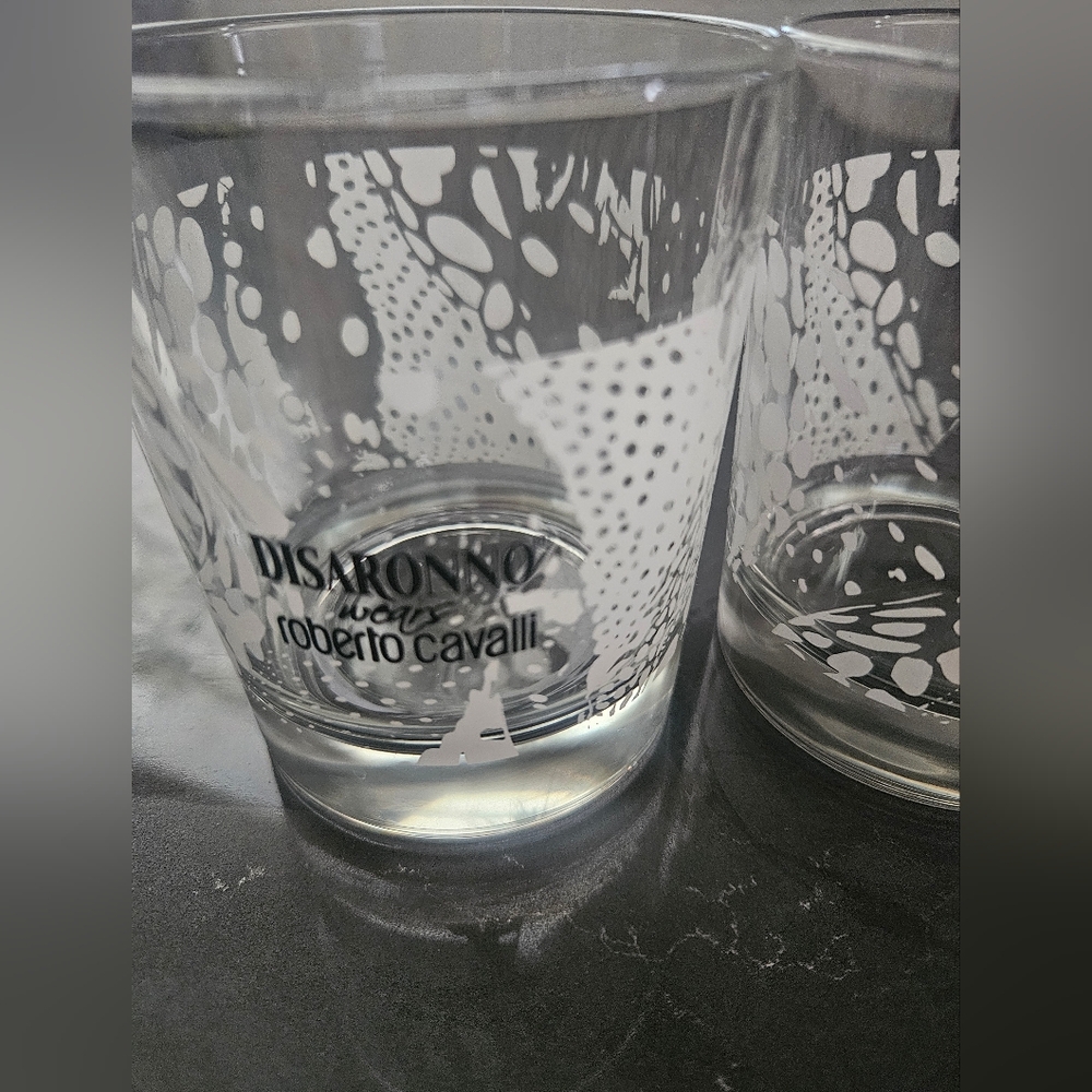 Roberto Cavalli Patterned Glass Set - Picture 2 of 2